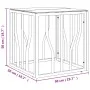 Mesa de centro de acero inoxidable y vidrio dorada 50x50x50 cm de vidaXL, Mesas de centro - Ref: Foro24-350044, Precio: 131,3...