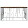 Couchtisch aus recyceltem Holz aus Edelstahl und Silber von vidaXL, Couchtisch - Ref: Foro24-350069, Preis: 175,27 €, Rabatt: %