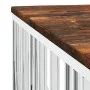 Couchtisch aus recyceltem Holz aus Edelstahl und Silber von vidaXL, Couchtisch - Ref: Foro24-350069, Preis: 175,27 €, Rabatt: %