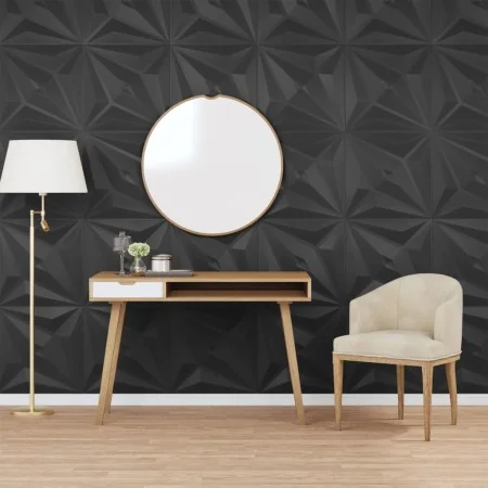 48 Stk. XPS Stern Wandpaneele schwarz 50x50 cm 12 m² von vidaXL, Wandverkleidung - Ref: Foro24-356936, Preis: 126,64 €, Rabat...