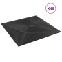 48 Stk. XPS Stern Wandpaneele schwarz 50x50 cm 12 m² von vidaXL, Wandverkleidung - Ref: Foro24-356936, Preis: 123,94 €, Rabat...
