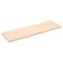 Wandregal aus unbehandeltem massivem Eichenholz, 160 x 50 x (2–4) cm von vidaXL, Regale und Regale - Ref: Foro24-363592, Prei...