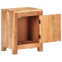 Mesita de noche de madera maciza de acacia 40x30x50 cm de vidaXL, Mesitas de noche - Ref: Foro24-320474, Precio: 87,42 €, Des...