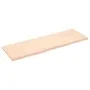 Estante de pared madera maciza roble sin tratar 180x60x(2-4) cm by vidaXL, Shelves and shelves - Ref: Foro24-363602, Price: 6...