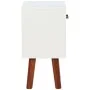 Mesita de noche de madera maciza de acacia 40x30x57 cm de vidaXL, Mesitas de noche - Ref: Foro24-245739, Precio: 49,14 €, Des...