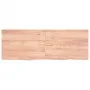 Wandregal aus hellbraun behandeltem Eichenholz, 140 x 50 x (2–6) cm von vidaXL, Regale und Regale - Ref: Foro24-363705, Preis...