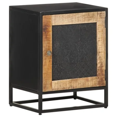 Rough mango wood bedside table 40x30x50 cm by vidaXL, Nightstands - Ref: Foro24-323146, Price: 96,32 €, Discount: %