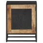 Rough mango wood bedside table 40x30x50 cm by vidaXL, Nightstands - Ref: Foro24-323146, Price: 96,32 €, Discount: %