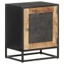 Rough mango wood bedside table 40x30x50 cm by vidaXL, Nightstands - Ref: Foro24-323146, Price: 96,32 €, Discount: %