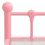 2 metal and glass pink and transparent nightstands by vidaXL, Nightstands - Ref: Foro24-325079, Price: 59,33 €, Discount: %