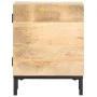 Mesita de noche de madera maciza de mango 40x30x51 cm de vidaXL, Mesitas de noche - Ref: Foro24-320225, Precio: 53,23 €, Desc...
