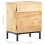 Mesita de noche de madera maciza de mango 40x30x51 cm de vidaXL, Mesitas de noche - Ref: Foro24-320225, Precio: 53,23 €, Desc...