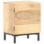 Mesita de noche de madera maciza de mango 40x30x51 cm de vidaXL, Mesitas de noche - Ref: Foro24-320225, Precio: 53,23 €, Desc...