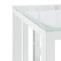 Mesa de centro acero inoxidable y vidrio plateada 50x50x50 cm de vidaXL, Mesas de centro - Ref: Foro24-350041, Precio: 90,58 ...