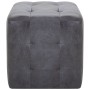 Nachttische 2 Stk. künstliches Veloursleder grau 30x30x30cm von vidaXL, Nachttische - Ref: Foro24-249015, Preis: 85,29 €, Rab...