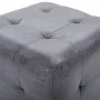 Bedside tables 2 units artificial suede gray 30x30x30cm by vidaXL, Nightstands - Ref: Foro24-249015, Price: 83,74 €, Discount: %