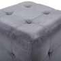 Nachttische 2 Stk. künstliches Veloursleder grau 30x30x30cm von vidaXL, Nachttische - Ref: Foro24-249015, Preis: 85,29 €, Rab...