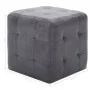 Mesitas de noche 2 uds piel de ante artificial gris 30x30x30cm de vidaXL, Mesitas de noche - Ref: Foro24-249015, Precio: 83,7...