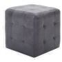 Nachttische 2 Stk. künstliches Veloursleder grau 30x30x30cm von vidaXL, Nachttische - Ref: Foro24-249015, Preis: 85,29 €, Rab...