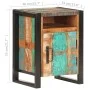 Recycled solid wood bedside table 40x35x55 cm by vidaXL, Nightstands - Ref: Foro24-321568, Price: 162,30 €, Discount: %