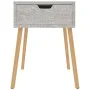 Concrete gray engineered wood bedside table 40x40x56 cm by vidaXL, Nightstands - Ref: Foro24-326803, Price: 54,12 €, Discount: %