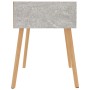 Betongrauer Nachttisch aus Holzwerkstoff, 40 x 40 x 56 cm von vidaXL, Nachttische - Ref: Foro24-326803, Preis: 54,95 €, Rabat...