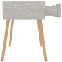 Concrete gray engineered wood bedside table 40x40x56 cm by vidaXL, Nightstands - Ref: Foro24-326803, Price: 54,12 €, Discount: %