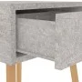 Concrete gray engineered wood bedside table 40x40x56 cm by vidaXL, Nightstands - Ref: Foro24-326803, Price: 54,12 €, Discount: %