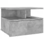 Mesita de noche flotante 2 uds madera gris hormigón 40x31x27 cm de vidaXL, Mesitas de noche - Ref: Foro24-800414, Precio: 54,...