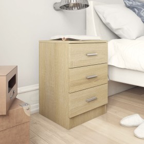 Bedside tables 2 units, particle board, Sonoma oak color, 38x35x56cm by vidaXL, Nightstands - Ref: Foro24-800457, Price: 102,...