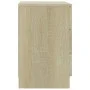 Nachttische 2 Stück Spanplatte Sonoma Eiche Farbe 38x35x56cm von vidaXL, Nachttische - Ref: Foro24-800457, Preis: 100,36 €, R...