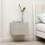 Mesita de noche madera contrachapada gris hormigón 40x30x30 cm de vidaXL, Mesitas de noche - Ref: Foro24-801061, Precio: 40,49 €