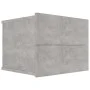 Betongrauer Nachttisch aus Sperrholz, 40 x 30 x 30 cm von vidaXL, Nachttische - Ref: Foro24-801061, Preis: 38,49 €, Rabatt: %