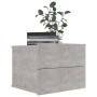 Betongrauer Nachttisch aus Sperrholz, 40 x 30 x 30 cm von vidaXL, Nachttische - Ref: Foro24-801061, Preis: 39,13 €, Rabatt: %