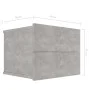 Betongrauer Nachttisch aus Sperrholz, 40 x 30 x 30 cm von vidaXL, Nachttische - Ref: Foro24-801061, Preis: 38,49 €, Rabatt: %