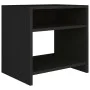 Mesitas de noche 2 uds madera contrachapada negro 40x30x40 cm de vidaXL, Mesitas de noche - Ref: Foro24-800012, Precio: 45,53...
