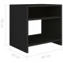 Mesitas de noche 2 uds madera contrachapada negro 40x30x40 cm de vidaXL, Mesitas de noche - Ref: Foro24-800012, Precio: 45,53...