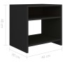 Nightstands 2 pcs black plywood 40x30x40 cm by vidaXL, Nightstands - Ref: Foro24-800012, Price: 43,50 €, Discount: %