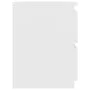 Weißer Nachttisch aus Sperrholz, 30 x 30 x 40 cm von vidaXL, Nachttische - Ref: Foro24-800513, Preis: 42,01 €, Rabatt: %