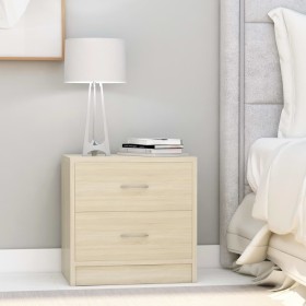 Oak-colored plywood nightstand 40x30x40 cm by vidaXL, Nightstands - Ref: Foro24-801041, Price: 45,06 €, Discount: %