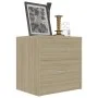 Nachttisch aus eichenfarbenem Sperrholz, 40 x 30 x 40 cm von vidaXL, Nachttische - Ref: Foro24-801041, Preis: 42,66 €, Rabatt: %