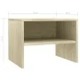 Nachttische 2 Stück eichenfarbenes Sperrholz 40x30x30 cm von vidaXL, Nachttische - Ref: Foro24-800070, Preis: 41,54 €, Rabatt: %