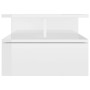 Floating bedside table 2 pcs glossy white wood 40x31x27 cm by vidaXL, Nightstands - Ref: Foro24-800418, Price: 59,60 €, Disco...