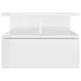 Floating bedside table 2 pcs glossy white wood 40x31x27 cm by vidaXL, Nightstands - Ref: Foro24-800418, Price: 45,69 €, Disco...