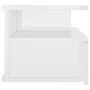 Floating bedside table 2 pcs glossy white wood 40x31x27 cm by vidaXL, Nightstands - Ref: Foro24-800418, Price: 45,69 €, Disco...