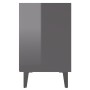 Nachttische Metallbeine 2 Stück glänzend grau 40x30x50 cm von vidaXL, Nachttische - Ref: Foro24-805814, Preis: 47,32 €, Rabat...