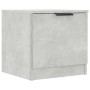 Mesitas de noche 2 unidades color gris hormigón 40x39x40 cm de vidaXL, Mesitas de noche - Ref: Foro24-811205, Precio: 56,35 €...