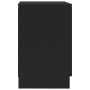 Mesita de noche de aglomerado negro 38x35x56 cm de vidaXL, Mesitas de noche - Ref: Foro24-800452, Precio: 62,69 €, Descuento: %