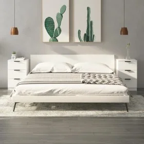 Mesitas de noche 2 unidades color blanco 40x36x65 cm de vidaXL, Mesitas de noche - Ref: Foro24-811269, Precio: 94,27 €, Descu...
