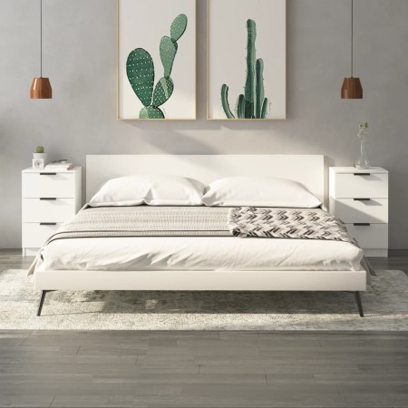 Nachttische 2 Einheiten weiß 40x36x65 cm von vidaXL, Nachttische - Ref: Foro24-811269, Preis: 95,65 €, Rabatt: %